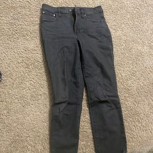 Madewell black straight size 27 jeans.